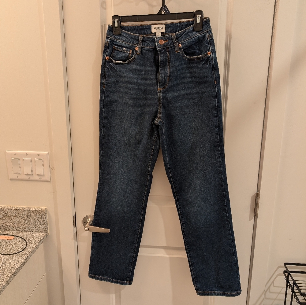 Dark Wash Sonoma Jeans - Size 4 / 28" Inseam